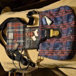 For @sonya_yeah ONLY 🦄 COACH 🦄 POPPY TARTAN BUNDLE 💜